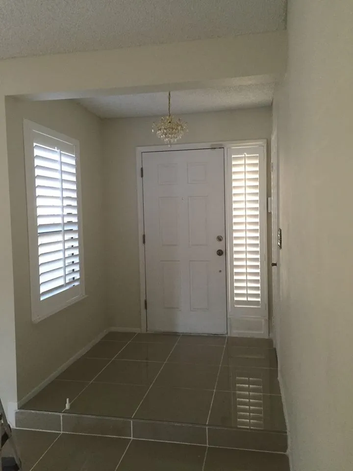 Patio door shutters